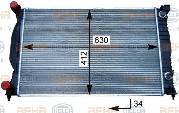 HELLA Radiators, Motora dzesēšanas sistēma 8MK 376 717-234