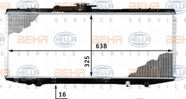 HELLA Radiators, Motora dzesēšanas sistēma 8MK 376 718-381
