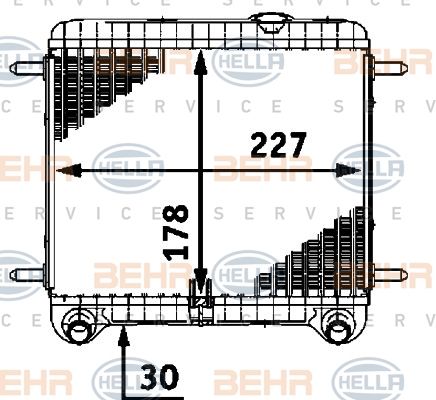 HELLA Radiators, Motora dzesēšanas sistēma 8MK 376 718-561