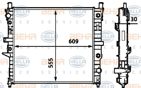 HELLA Radiators, Motora dzesēšanas sistēma 8MK 376 718-571