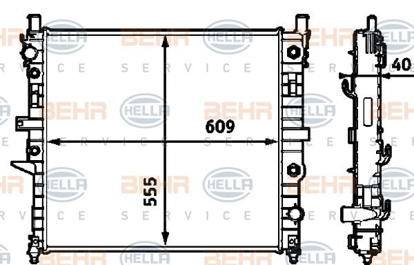 HELLA Radiators, Motora dzesēšanas sistēma 8MK 376 718-591