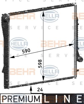 HELLA Radiators, Motora dzesēšanas sistēma 8MK 376 718-761