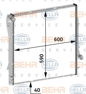 HELLA Radiators, Motora dzesēšanas sistēma 8MK 376 719-041