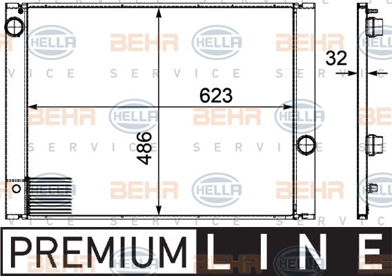 HELLA Radiators, Motora dzesēšanas sistēma 8MK 376 719-131