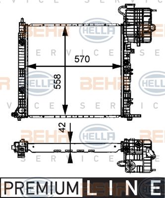 HELLA Radiators, Motora dzesēšanas sistēma 8MK 376 721-391