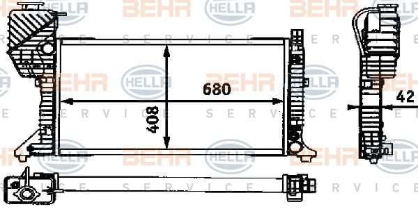 HELLA Radiators, Motora dzesēšanas sistēma 8MK 376 721-444