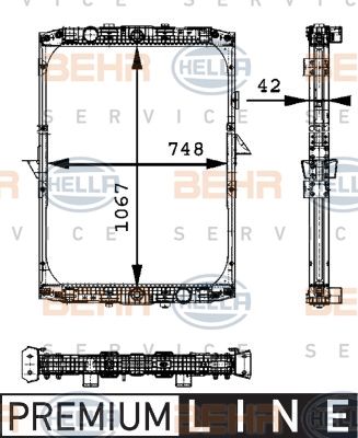 HELLA Radiators, Motora dzesēšanas sistēma 8MK 376 721-541