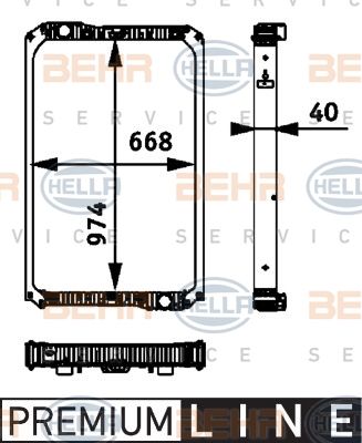 HELLA Radiators, Motora dzesēšanas sistēma 8MK 376 722-021