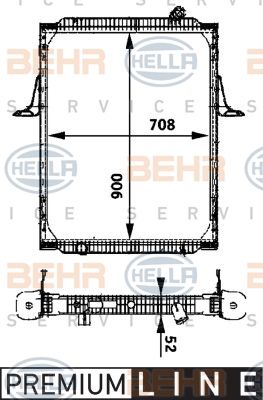 HELLA Radiators, Motora dzesēšanas sistēma 8MK 376 722-061