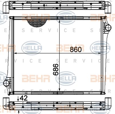 HELLA Radiators, Motora dzesēšanas sistēma 8MK 376 724-611