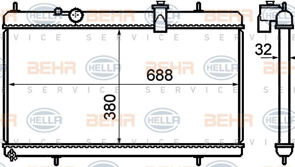 HELLA Radiators, Motora dzesēšanas sistēma 8MK 376 732-751