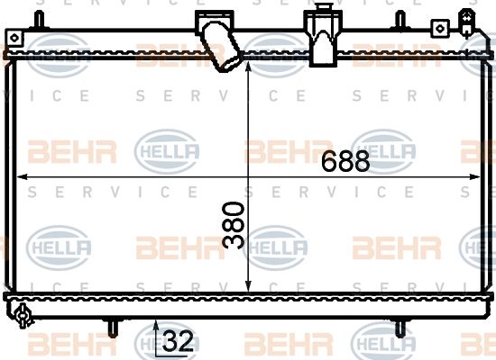 HELLA Radiators, Motora dzesēšanas sistēma 8MK 376 732-761