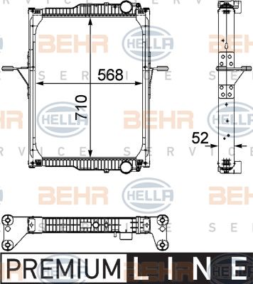 HELLA Radiators, Motora dzesēšanas sistēma 8MK 376 733-751