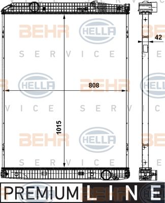 HELLA Radiators, Motora dzesēšanas sistēma 8MK 376 737-051