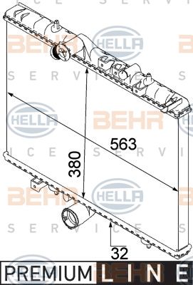 HELLA Radiators, Motora dzesēšanas sistēma 8MK 376 745-071