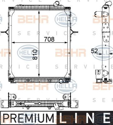 HELLA Radiators, Motora dzesēšanas sistēma 8MK 376 745-171