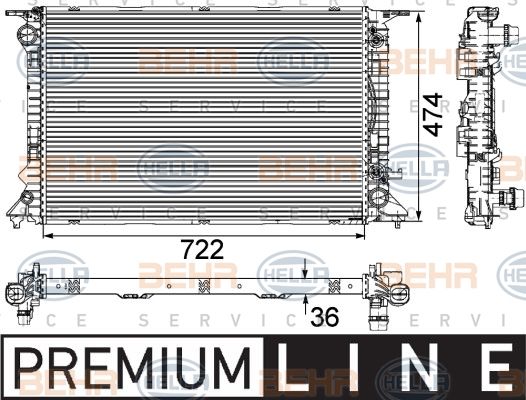 HELLA Radiators, Motora dzesēšanas sistēma 8MK 376 745-651