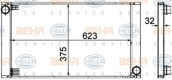 HELLA Radiators, Motora dzesēšanas sistēma 8MK 376 753-581