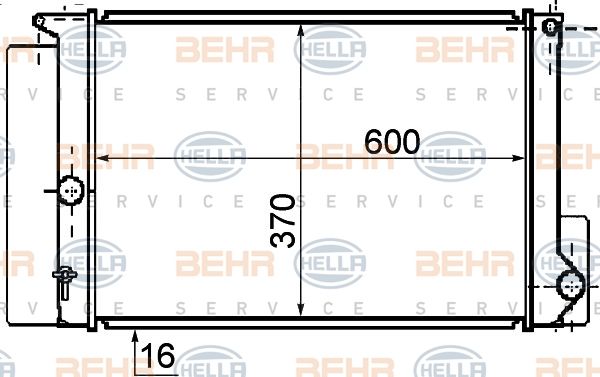 HELLA Radiators, Motora dzesēšanas sistēma 8MK 376 753-721