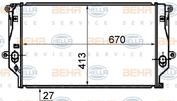 HELLA Radiators, Motora dzesēšanas sistēma 8MK 376 753-761