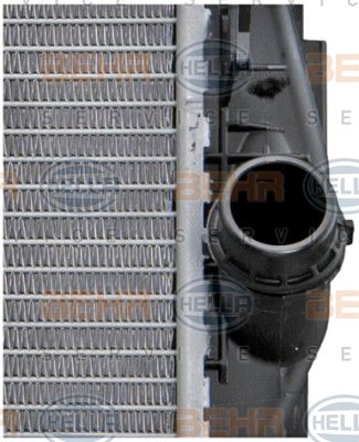 HELLA Радиатор, охлаждение двигателя 8MK 376 754-044