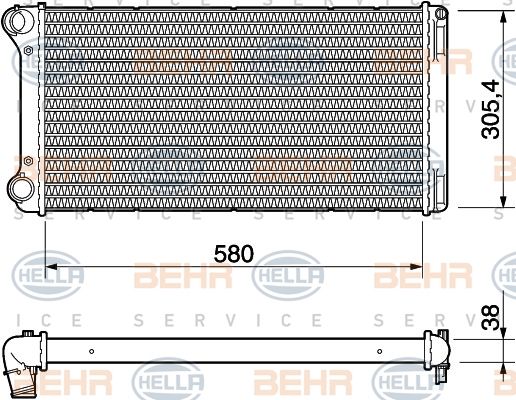 HELLA Radiators, Motora dzesēšanas sistēma 8MK 376 754-431