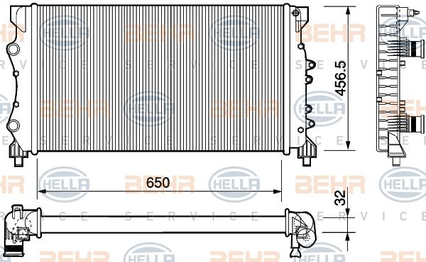 HELLA Radiators, Motora dzesēšanas sistēma 8MK 376 754-441