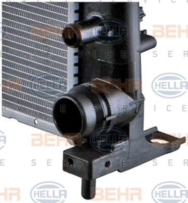 HELLA Радиатор, охлаждение двигателя 8MK 376 754-464