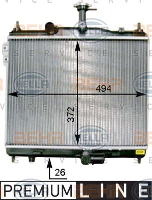 HELLA Radiators, Motora dzesēšanas sistēma 8MK 376 754-511