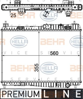 HELLA Radiators, Motora dzesēšanas sistēma 8MK 376 754-761