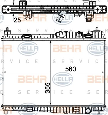 HELLA Radiators, Motora dzesēšanas sistēma 8MK 376 754-764