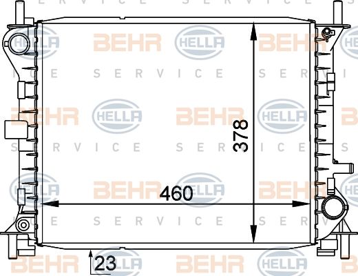 HELLA Radiators, Motora dzesēšanas sistēma 8MK 376 754-771