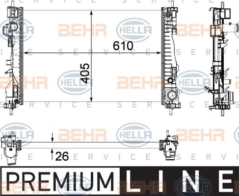 HELLA Radiators, Motora dzesēšanas sistēma 8MK 376 756-241