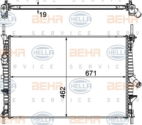 HELLA Radiators, Motora dzesēšanas sistēma 8MK 376 764-504