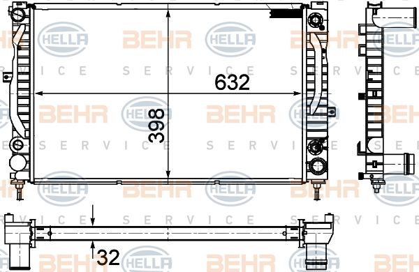 HELLA Radiators, Motora dzesēšanas sistēma 8MK 376 766-141