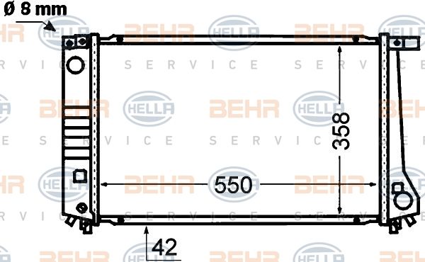 HELLA Radiators, Motora dzesēšanas sistēma 8MK 376 766-401