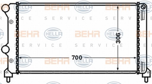 HELLA Radiators, Motora dzesēšanas sistēma 8MK 376 767-701