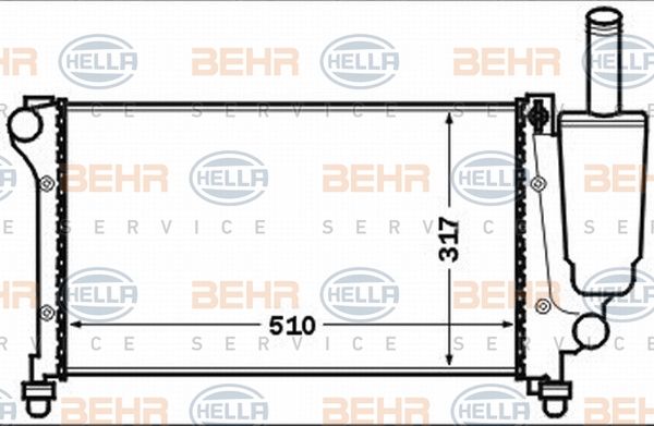 HELLA Radiators, Motora dzesēšanas sistēma 8MK 376 767-741