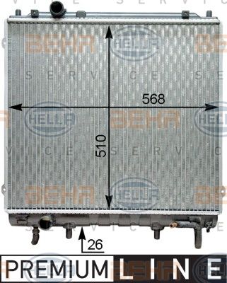 HELLA Radiators, Motora dzesēšanas sistēma 8MK 376 768-791