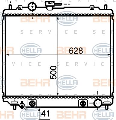 HELLA Radiators, Motora dzesēšanas sistēma 8MK 376 770-161