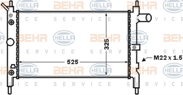 HELLA Radiators, Motora dzesēšanas sistēma 8MK 376 771-051