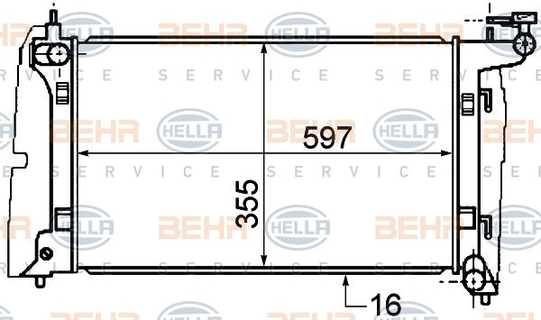 HELLA Radiators, Motora dzesēšanas sistēma 8MK 376 773-641