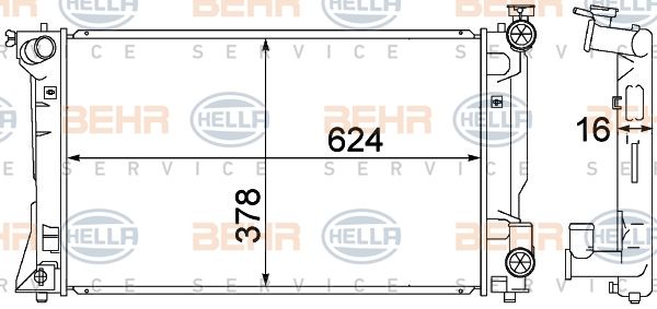 HELLA Radiators, Motora dzesēšanas sistēma 8MK 376 773-681