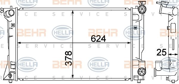 HELLA Radiators, Motora dzesēšanas sistēma 8MK 376 773-691