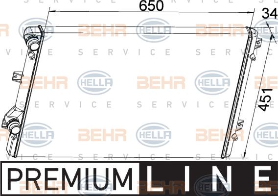 HELLA Radiators, Motora dzesēšanas sistēma 8MK 376 774-031