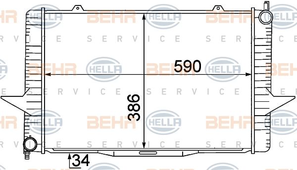 HELLA Radiators, Motora dzesēšanas sistēma 8MK 376 774-191