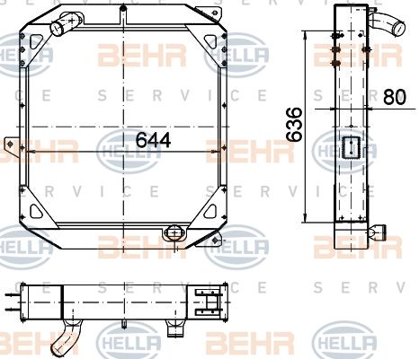 HELLA Radiators, Motora dzesēšanas sistēma 8MK 376 774-561