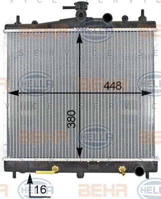 HELLA Radiators, Motora dzesēšanas sistēma 8MK 376 787-641