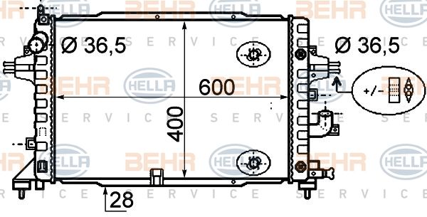 HELLA Radiators, Motora dzesēšanas sistēma 8MK 376 790-044