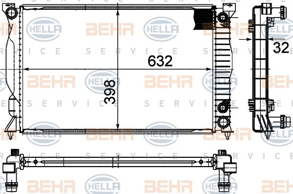 HELLA Radiators, Motora dzesēšanas sistēma 8MK 376 790-531